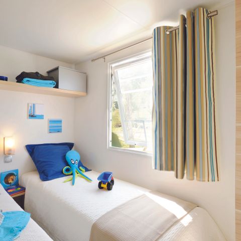Stacaravan 6 personen - Confort Plus TV LV - 3 slaapkamers - 6 slaapplaatsen